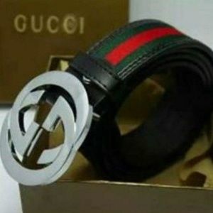 *NEW* MENS GUCCI BELT RED/GREEN WEB BELT